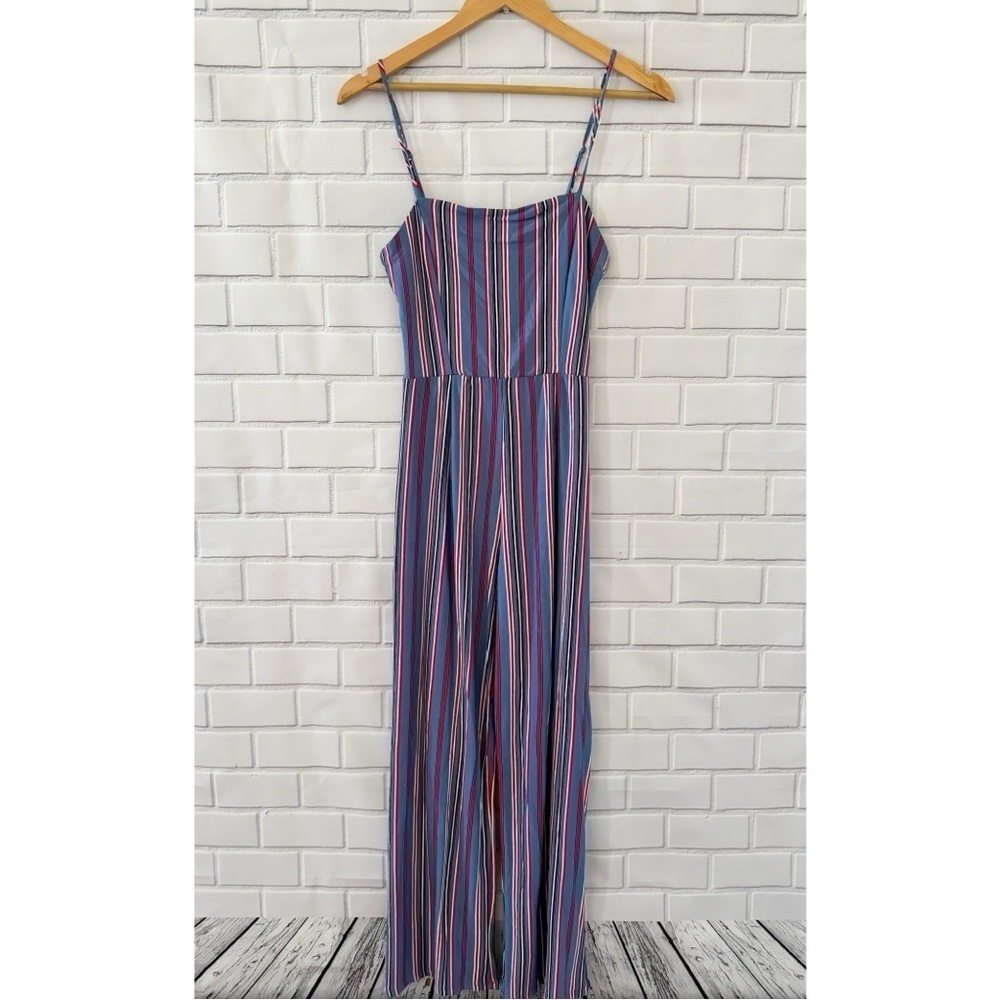 Ambiance Striped pants jumpsuit Size Small NEW